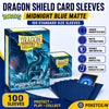 Dragon Shield Matte " Single Sleeve" – Midnight Blue Standard Size
