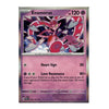 A single Pokémon trading card for Enamorus from the Basic set, shown against a plain white background. The card features a pink and purple interface with artwork of the pink bird Pokémon in the center.