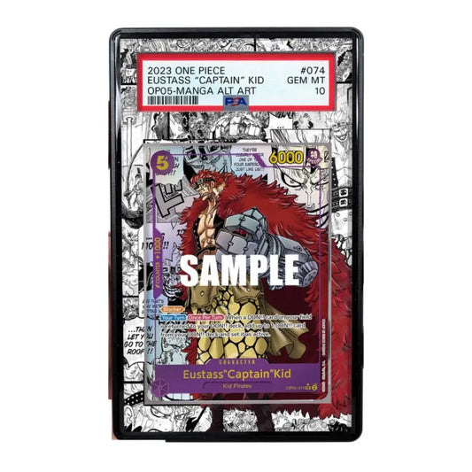 Eustass Captain Kid OP05-074 One Piece Extended Art Graded Display Case