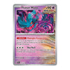 A single Pokémon Fusion TCG trading card featuring the purple and blue Denoncle V character, with Japanese text and a Fusion Energy logo, photographed against a plain white background.
