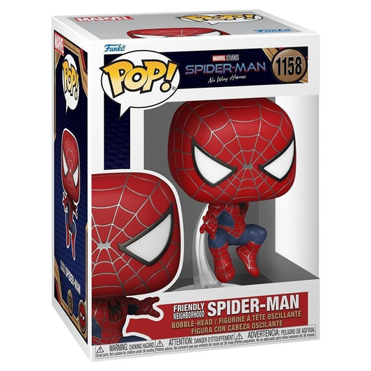 Funko Pop! Spider-Man figure in packaging with Marvel branding