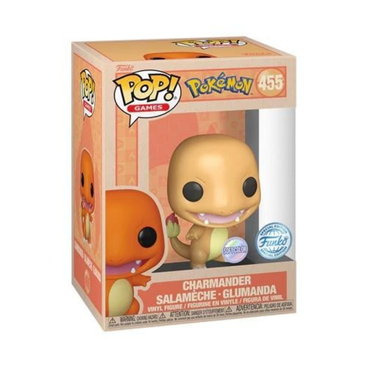 Funko Pop! vinyl figure packaging with Charmander and Salamence, featuring the Funko logo.