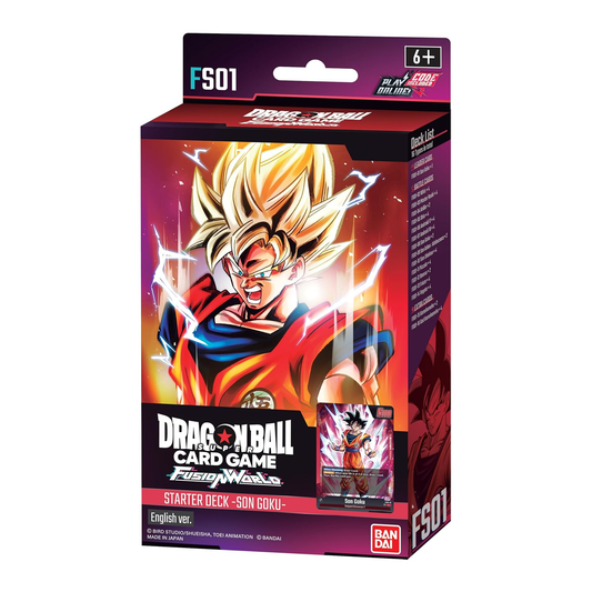 Dragon Ball Super TCG journey with the Fusion World Starter Deck: Son Goku.