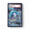 A PSA-graded protective card slab containing a Pokémon TCG card, shown against a plain white background. The slab has a black border and a blue gradient interior, with a red PSA label at the top.