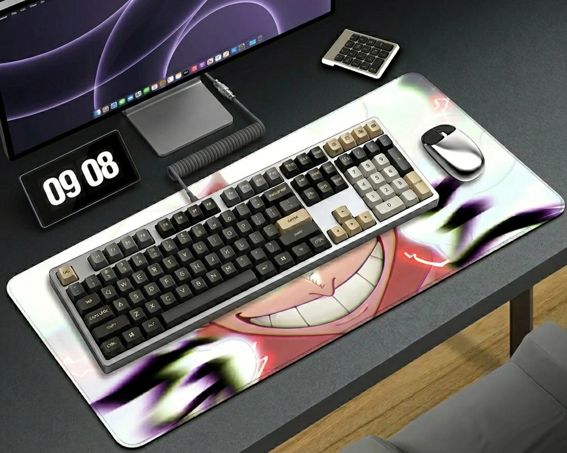 Gear 5 Luffy Mousepad Close-Up Anime Desk Mat Power Design | PokeTCG