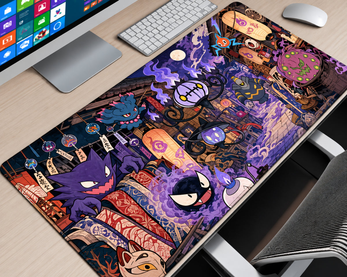 PokeTCG Gengar Haunted Village Gaming Mouse Pad – PokéTCG