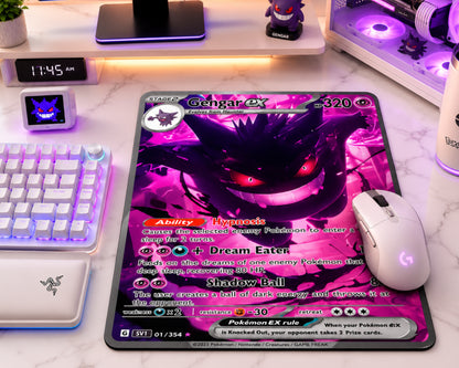 Gengar Shadow Realm Gaming Mouse Pad Dark Energy Dream Eater Design