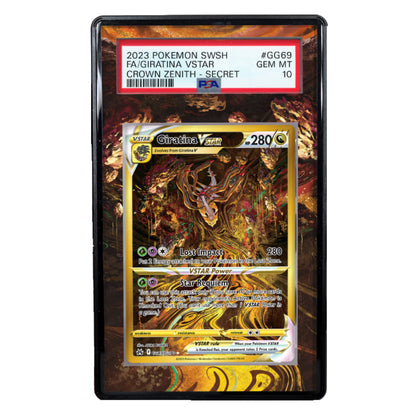 Giratina VSTAR Gold Alt Art Custom Graded Display Case
