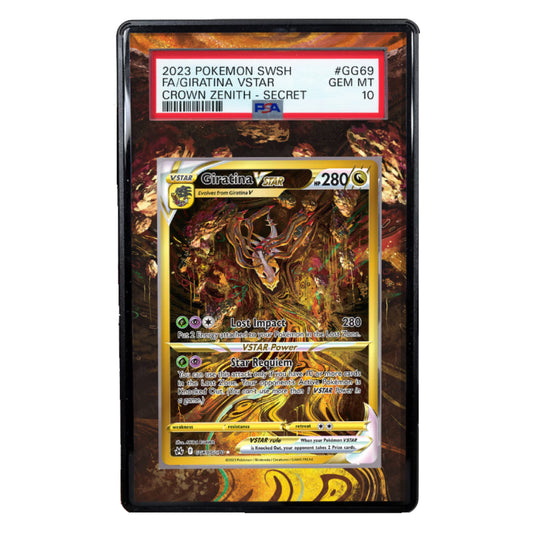 Giratina VSTAR Gold Alt Art Custom Graded Display Case