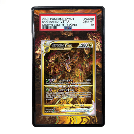 Giratina VSTAR Gold Alt Art Custom Graded Display Case