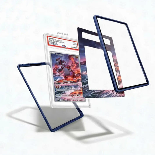 Groudon 199/182 IR AR Paradox Rift Extended Art Graded Display Case inner view