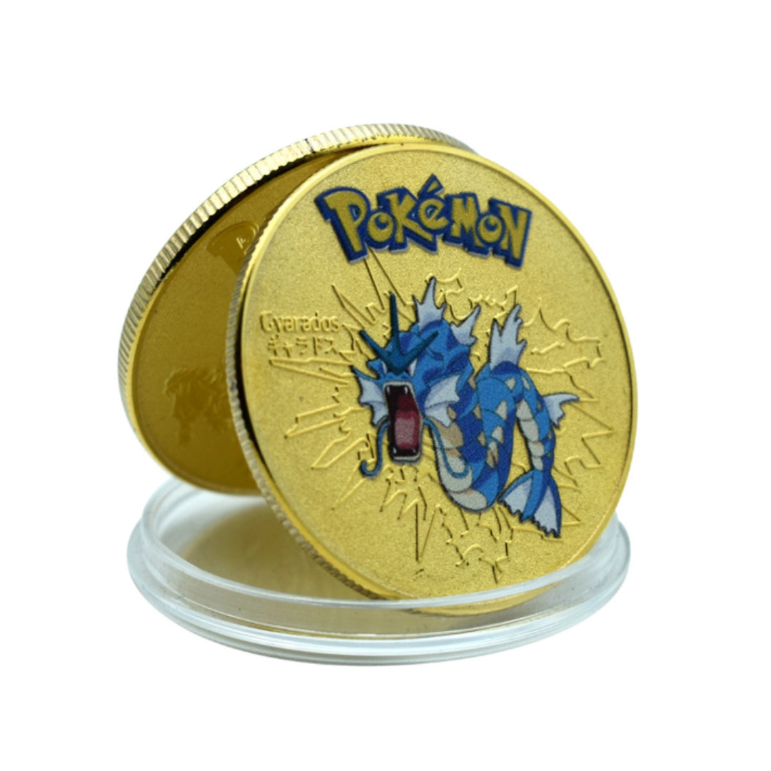 Pokémon Gold Collectible Metal Coins – Charizard, Pikachu, Mewtwo & More