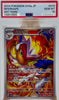 Pokémon trading card featuring Infernape with a red border and PSA certification label.