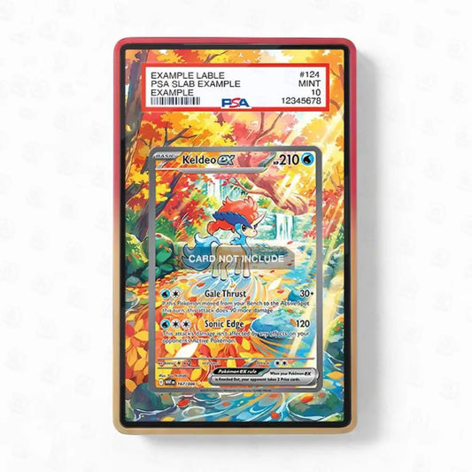 Keldeo ex 167/086 SIR SAR White Flare Extended Art Graded Display Case