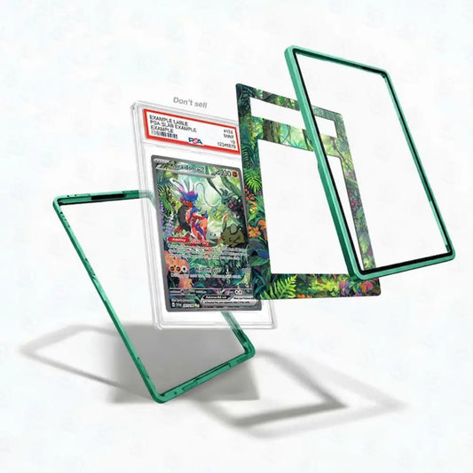 Koraidon ex 247/198 Pokémon Extended Art Graded Display Case inner view
