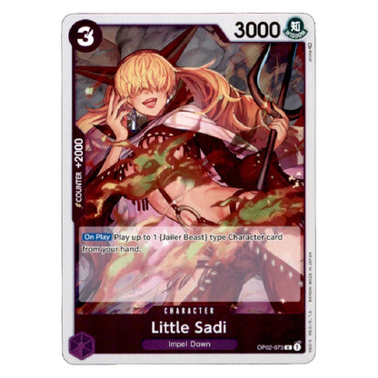 Little Sadi OP02-073 R Paramount War English Foil NM