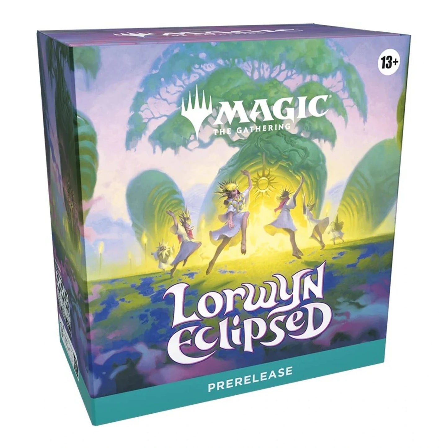 Board game box for 'Lorwyn Eclipsed' from 'Magic: The Gathering' with colorful artwork on a white background.