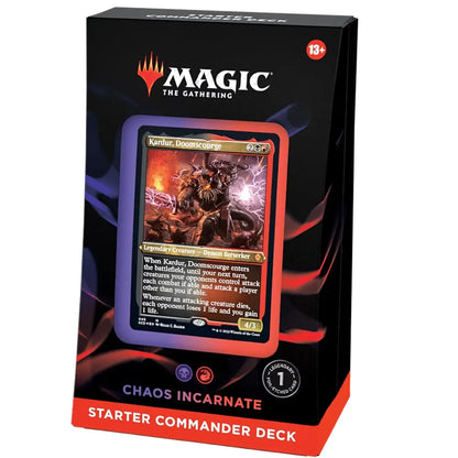 MTG Starter Commander Deck Chaos Incarnate Black Red - PokeTCG