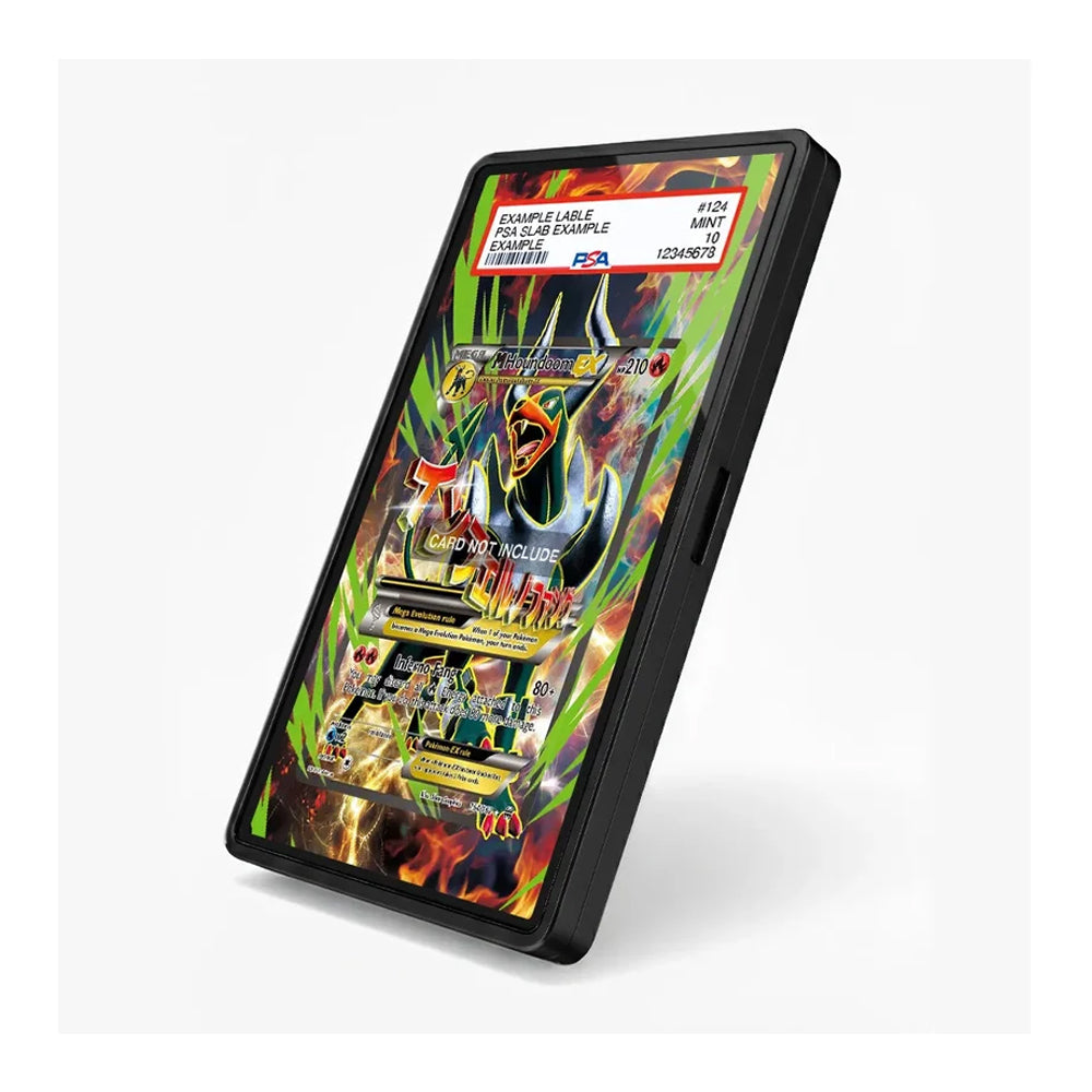 A black rectangular electronic device, likely a portable speaker or audio player, shown at an angle on a light gray background. The screen displays a colorful graphic featuring the band Slipknot's 'Death and the Devil' album art, with a white label at the top containing text such as 'SLIPKNOT' and 'DEATH AND THE DEVIL'.