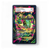A PSA-certified collectible card slab containing a Japanese Yu-Gi-Oh! card, shown on a clean white background. The slab is PSA graded 10 and features a vibrant green and black card design with pink and yellow accents.