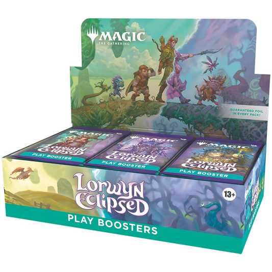 Magic: The Gathering Lorwyn Eclipsed (ECL) Play Booster Box – 30 Packs | Borderless Reversible Shock Lands & Special Guests Chase