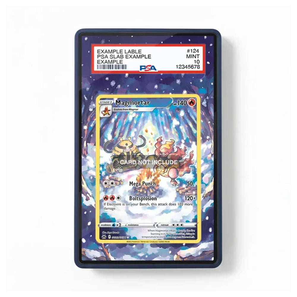 A PSA-graded Pokémon trading card slab containing a Magneton card, shown against a plain white background. The slab has a black border and a red PSA label at the top, with the graded card visible inside.