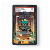 A PSA graded slab containing a Pokémon card, shown against a plain white background. The slab has a dark blue border and a red PSA label at the top.