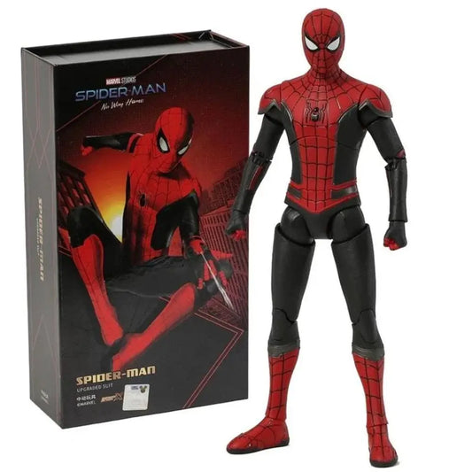 Spider-Man action figure next to its packaging