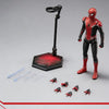 Spider-Man action figure with accessories on a gray background