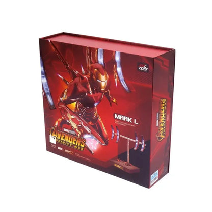 Boxed toy figure of Iron Man from 'Avengers Infinity War' on a white background