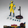 Marvel Deadpool Wolverine action figure with accessories on a gray background
