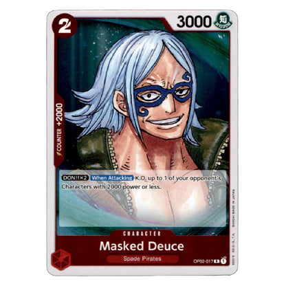 Masked Deuce R OP02-017 Paramount War English Foil NM