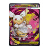 A single Pokémon trading card for Mega Audino GX, shown against a plain white background. The card features artwork of the character in white and yellow with pink and magenta energy symbols, and visible text including 'Kaleidowartz', 'Ear Force', and '270+'.