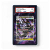 A graded holographic Pokémon TCG card slab containing a Maganica card, with a PSA grading label visible at the top, shown on a plain white background.