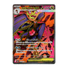 A single Pokémon trading card featuring the character Mega Dratoniex, shown against a plain white background. The card has a dark border and colorful artwork with purple, orange, red, and green tones.