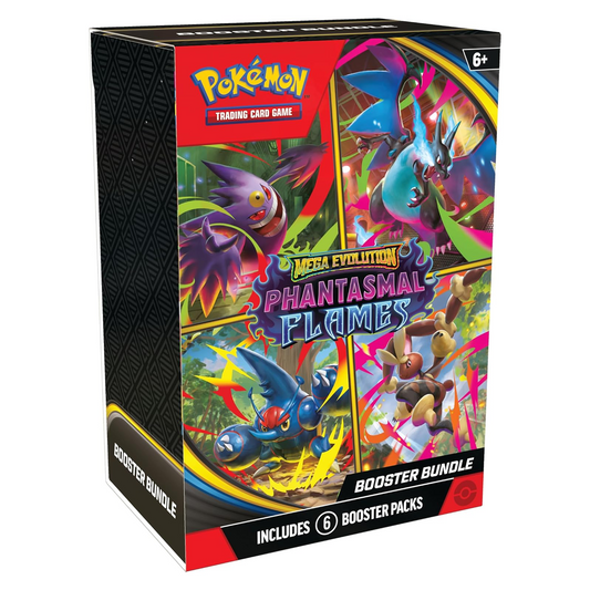 Mega Evolution Phantasmal Flames Booster Bundle 6 Booster (English Version)