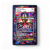 A collectible holographic trading card in a clear PSA slab, shown against a plain white background. The card features a colorful cosmic pattern with a central red and black creature, and the PSA grading label is visible at the top.