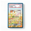 A PSA graded protective card slab with a blue border and a sample Pokémon card insert, shown on a clean white background. The top label reads PSA with example grading details and a card number 124.