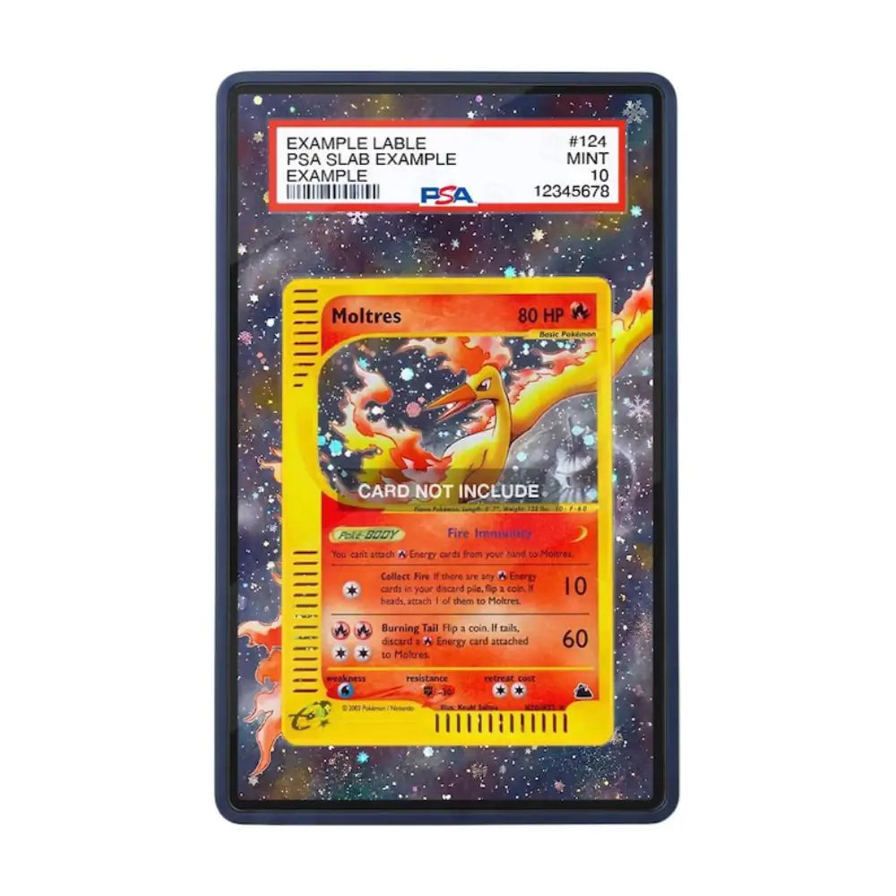 Moltres H20/H32 Pokémon TCG Extended Art Graded Display Case