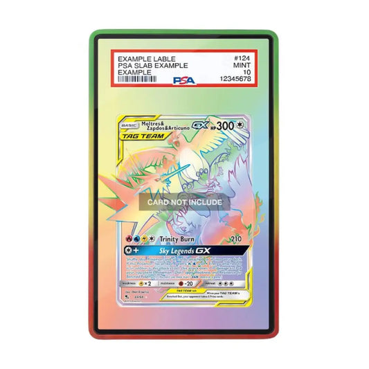 Moltres & Zapdos & Articuno GX 69/68 Extended Art Graded Display Case