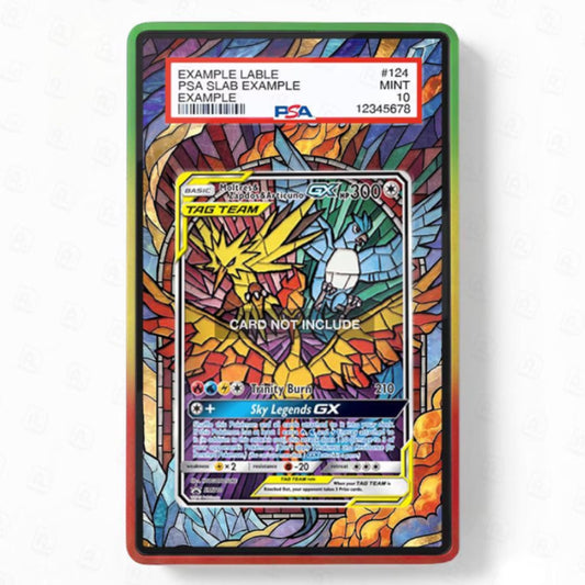 Moltres, Zapdos & Articuno GX SM210 Extended Art Graded Display Case