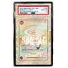 Trading card featuring Monkey D. Luffy from One Piece in a protective case with a visible grading label.