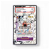 A PSA graded collectible card of Monkey D. Luffy from One Piece, showing a 7000 AP score and a purple grading label, displayed on a clean white background.