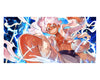 Anime-style illustration of a character with pink hair and an orange body, surrounded by blue lightning effects, shown on a white background.