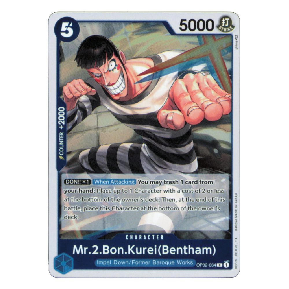 A single trading card featuring illustrated character Mr. 2.