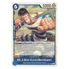 A single trading card featuring anime artwork of Mr. 2.