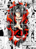 Naruto Itachi Uchiha Akatsuki Minimalist Manga Art Poster - PokeTCG