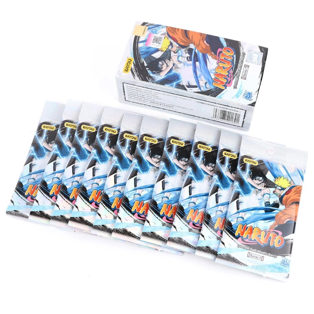 Naruto KAYOU anime trading card booster box featuring Naruto characters