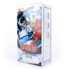 Naruto Series 7 trading card booster box by Rayou, featuring anime artwork of Naruto and Sasuke with a QR code on the front, photographed on a white background.