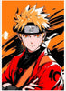 Naruto Uzumaki Sage Mode Minimalist Anime Poster Orange Art - PokeTCG